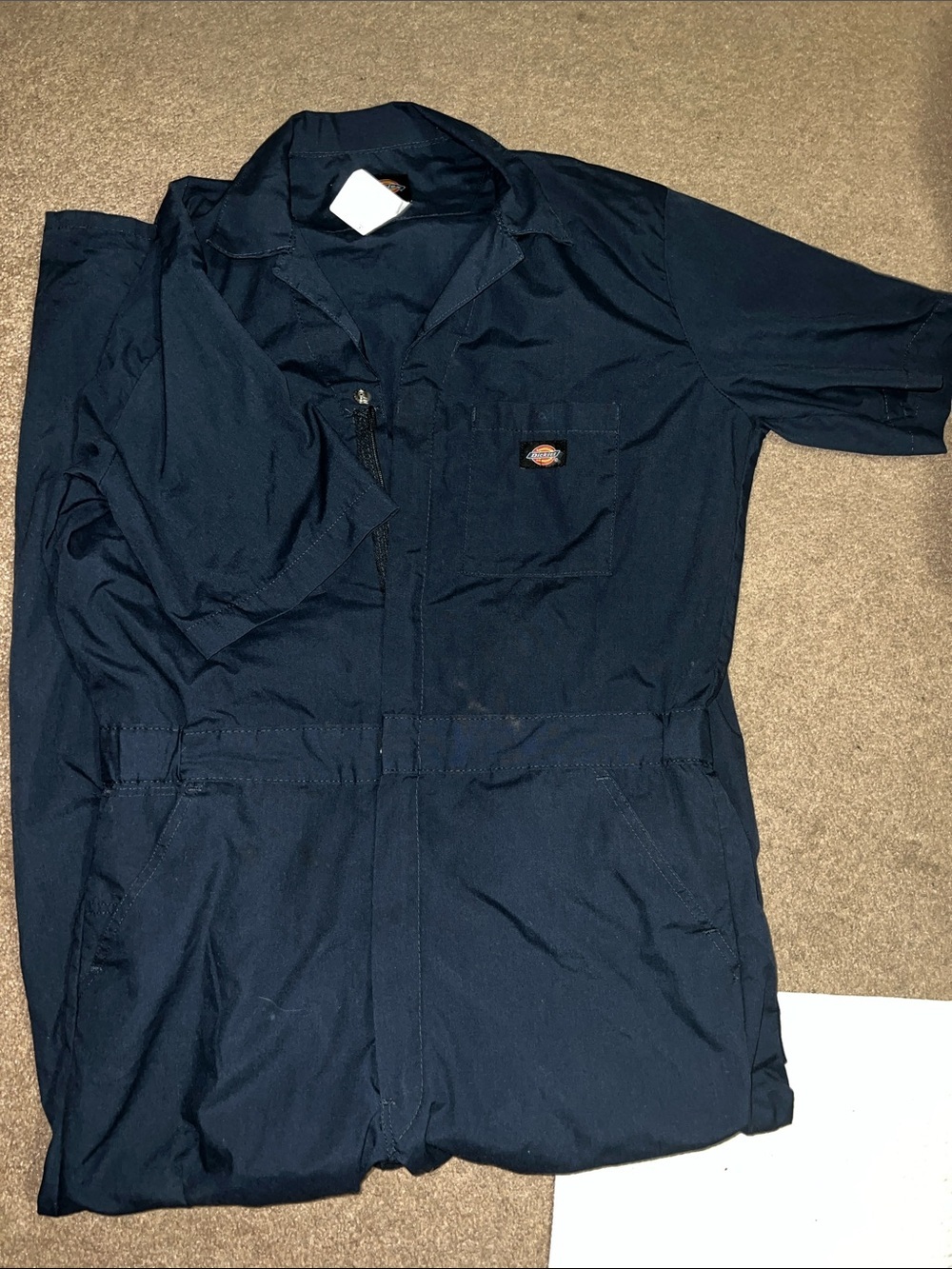 Dickies Dark Blue Men's Work Coverall with Chest Pockets